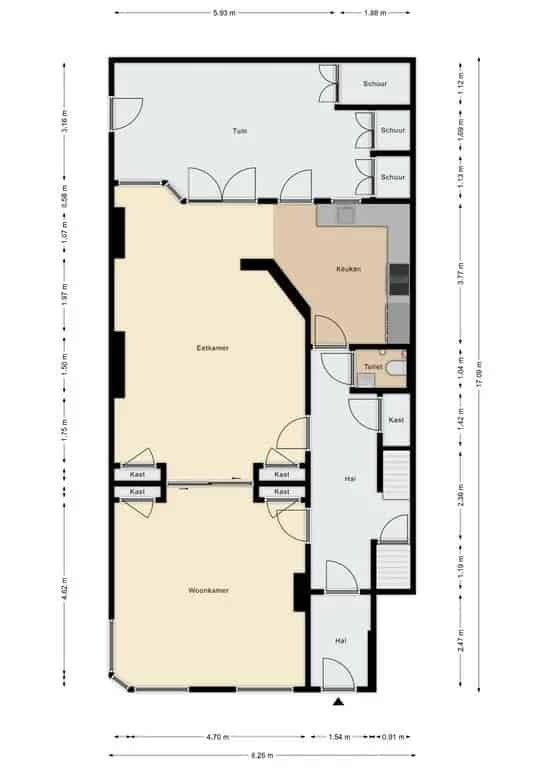 Appartement Oud Zuid Amsterdam 4 slaapkamers Prive Tuin