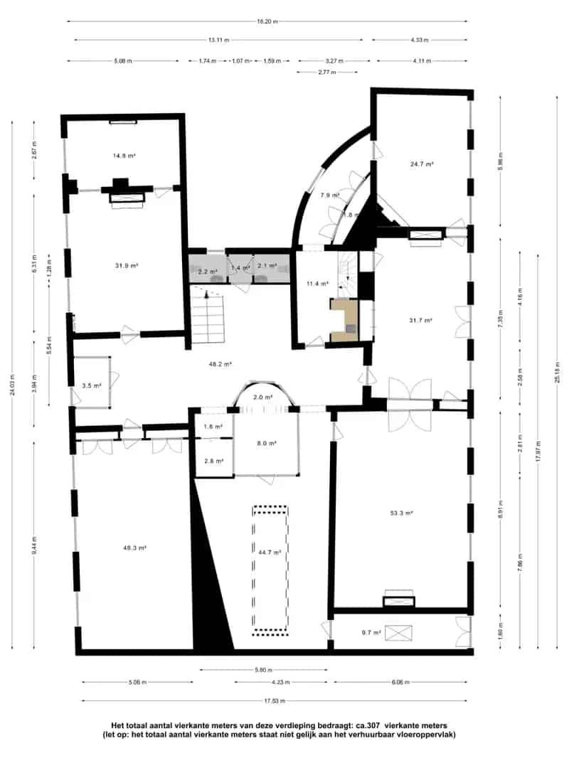 975m2 Kantoorruimte Middelburg Historisch Pand Eigen Parkeerterrein
