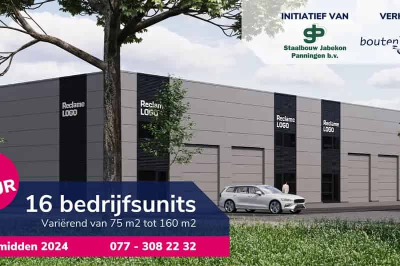 Bedrijfshal Panningen te huur - Moderne units 75-160m²