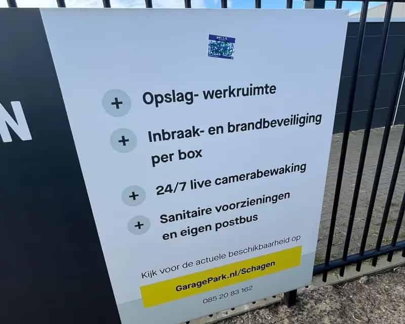 Garagebox Schagen - 21m2 - Veilig en Multifunctioneel