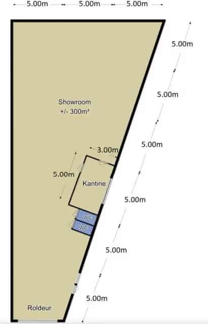 Bedrijfshal te Huur Tholen 285m² Kantoorruimte
