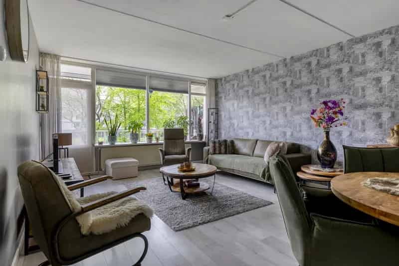Appartement te koop Schiedam Groenoord 2 slaapkamers balkon berging