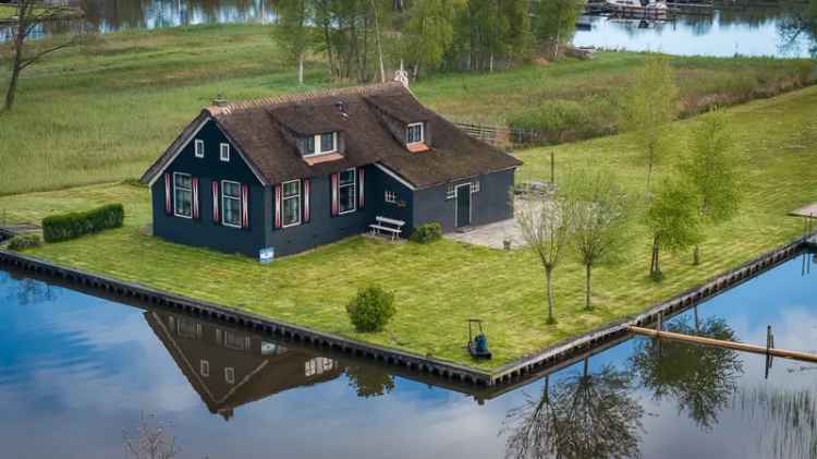 Woonboerderij Weerribben Wieden Aanleg Steiger Boot