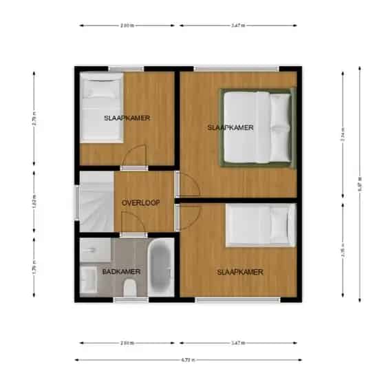 Tweekapper Nieuwenhagen 3 slaapkamers recent gerenoveerd
