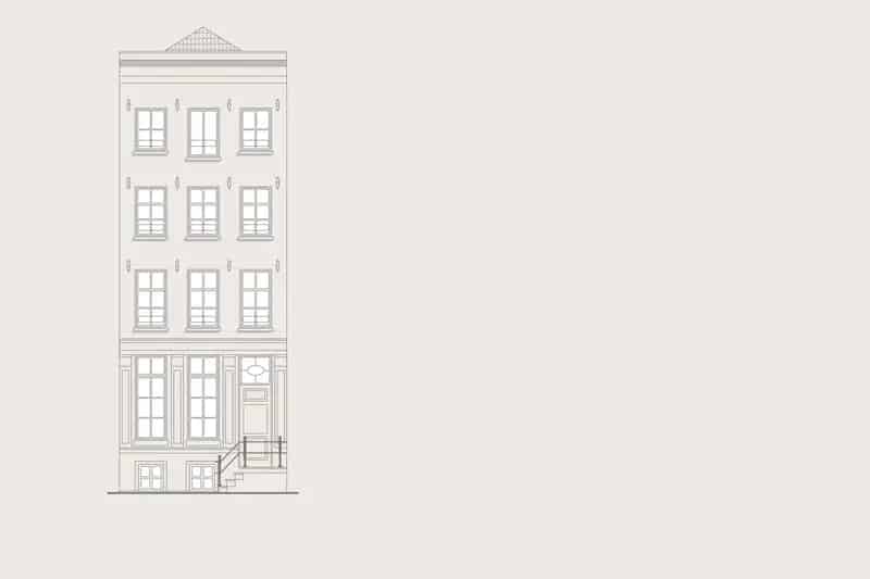 Grachtenpand Amsterdam Prinsengracht: Licht appartement 112m²