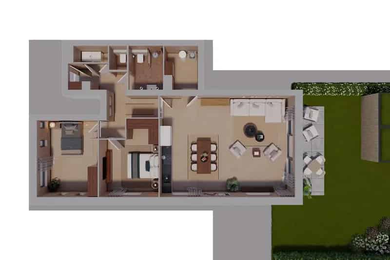 Luxe Appartement Schalkhaar 107m2 Tuin Energielabel A+++