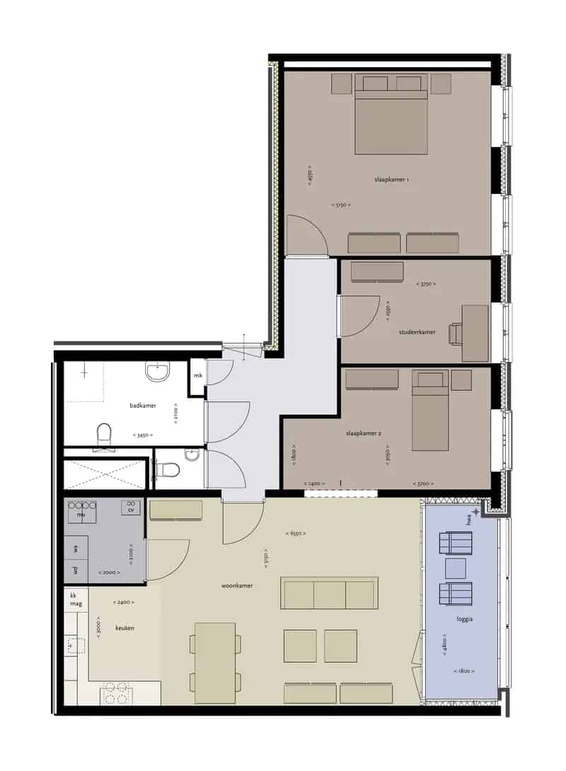 Luxe Appartementen HollandCarré Tilburg