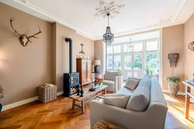 Herenhuis Rotterdam West 201m2  Tuin Glas-in-lood