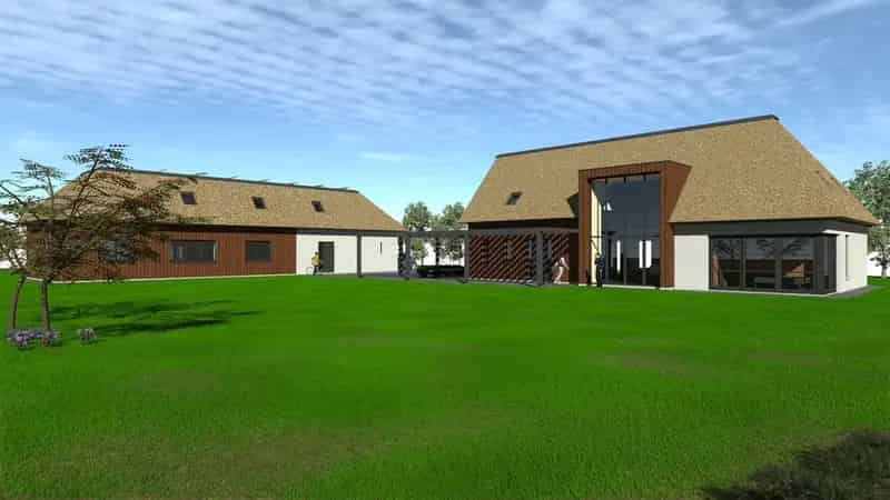 Woonboerderij Velddriel 1143m3  15128m2 grond Bijgebouw