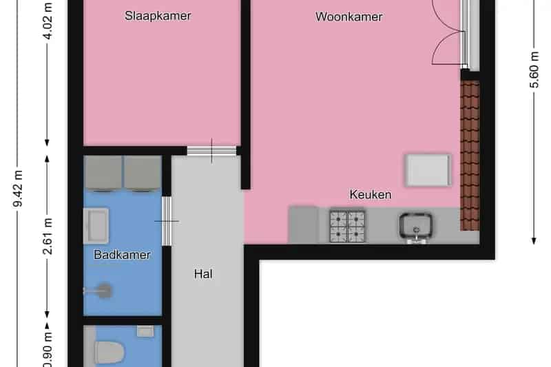 Appartement te koop Bussum Brinklaan 45m2