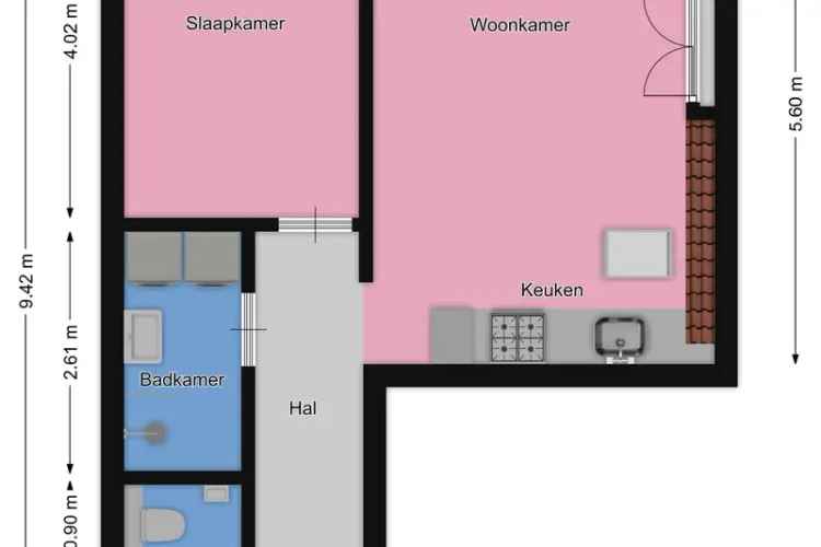 Appartement te koop Bussum Brinklaan 45m2