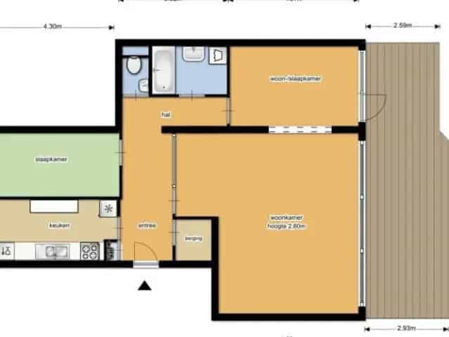 Appartement te Huur Delft Adama van Scheltemaplein