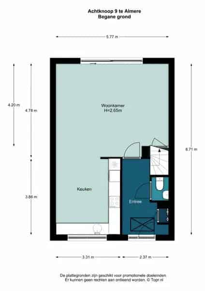 Gemeubileerde woning Noorderplassen West 5 maanden