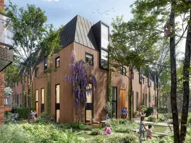 Hofwoningen Haarlem Fietsenfabriek Nieuwbouw