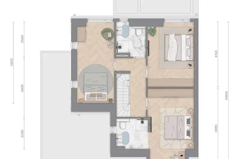 Huis te koop Aalsmeer 3 slaapkamers 2 badkamers luxe afwerking