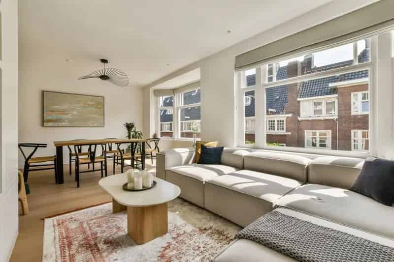 Appartement te koop Rivierenbuurt 115m2 3 slaapkamers 2 badkamers dakterras