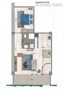 2 Kamer Appartement 53m2 Eindhoven Modern Gestoffeerd