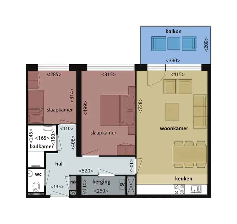Ruime appartementen Diemen nabij station en winkels