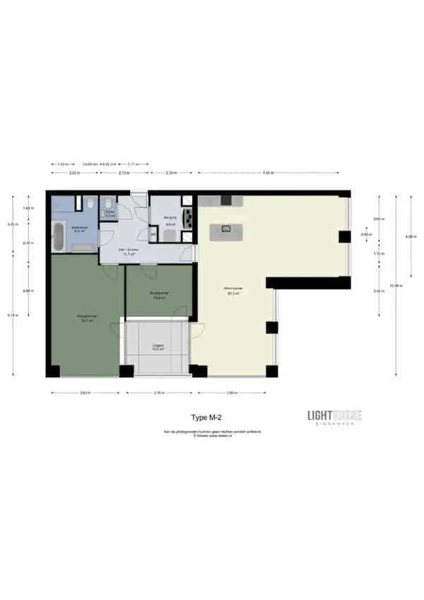 Te Huur: Luxe Penthouse Eindhoven Strijp-S 2 Slaapkamers