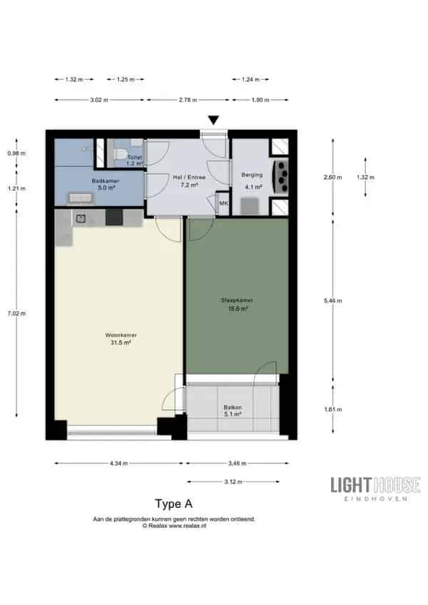 Te Huur Appartement Eindhoven Strijp S 71m2 Balkon