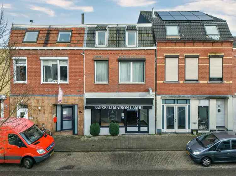 Woonwinkelpand Venlo Oost 125m2 winkel 108m2 woning 4 slaapkamers
