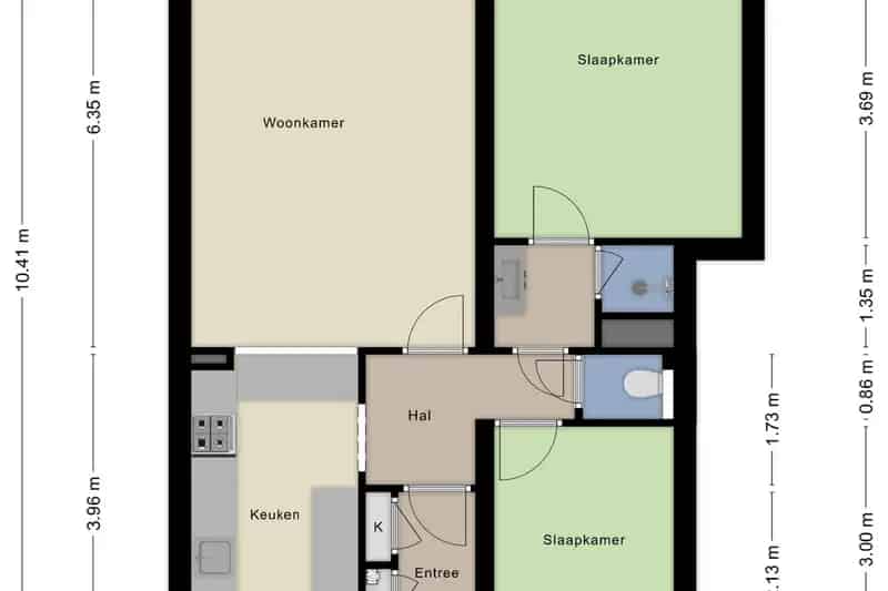 Appartement Arnhem: Luxe 2 Slaapkamers Balkon Nabij Park