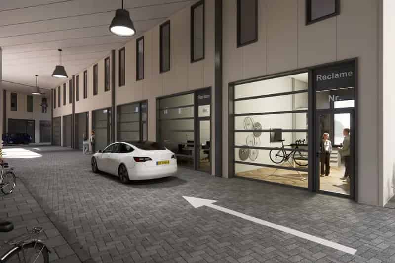 Bedrijfshal Haarlem te Huur 120m2  Duurzaam HR++