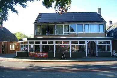 Cafetaria Eetcafe te koop Den Ham: Ruim terras, 68 zonnepanelen