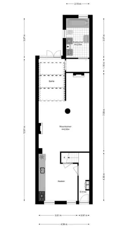 Tussenwoning Haarlem Leidsebuurt 3 slaapkamers zonnige tuin