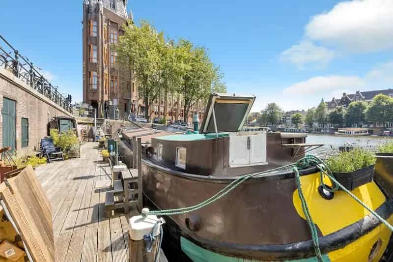 Huisboot Amsterdam Binnenkant: Woonschip Marion Aagje te koop