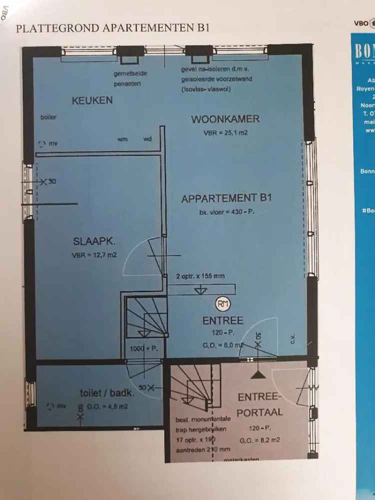 Appartement Noordwijk Binnen 54m2 gerenoveerd 2020