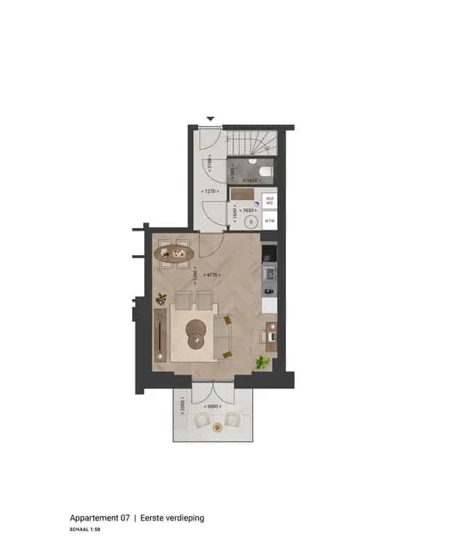 Luxe Appartement Sint Oedenrode 77m2 2 slaapkamers