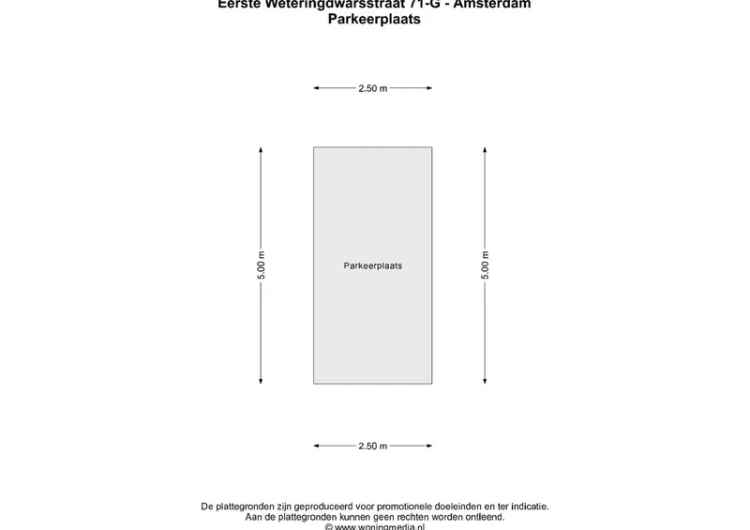 Parkeerplaats Amsterdam Weteringbuurt Te Koop