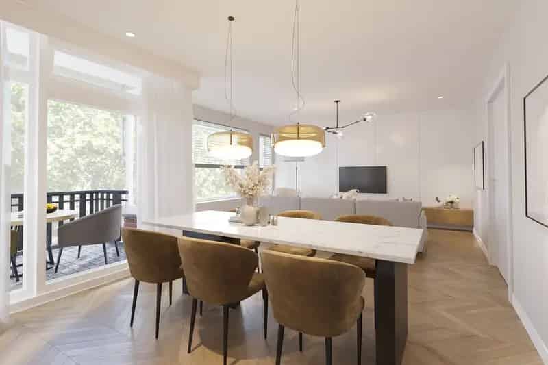 Hoekappartement Rotterdam Hilligersberg 67m2 Zuidwest Balkon