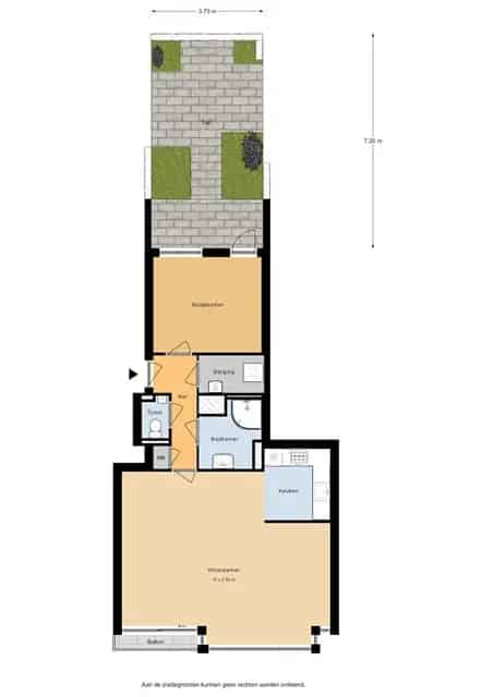 2 Kamer Appartement Zeist 66m2 1980