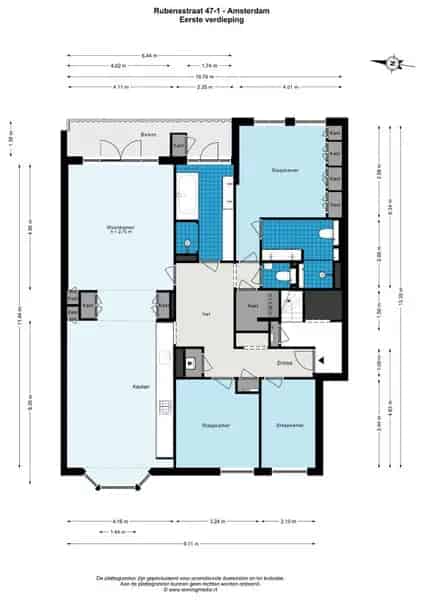 Gerenoveerd 3-kamer appartement Rubens - Familie appartement