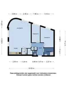 3 Kamer Appartement 77m2 Amsterdam