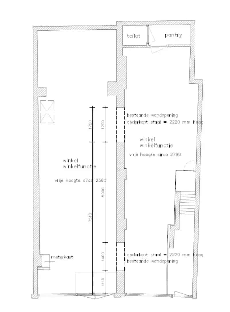 Utrecht Mariastraat Winkelruimte 129m² te Huur