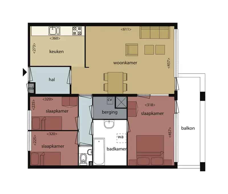 Appartementen Johan Huizingalaan Amsterdam