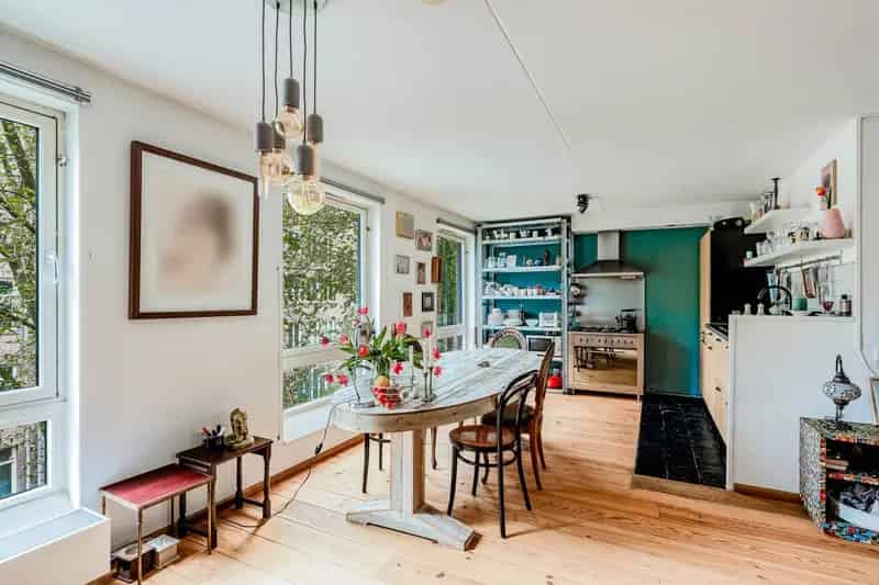 Appartement Amsterdam West 4 slaapkamers dakterras 107m2