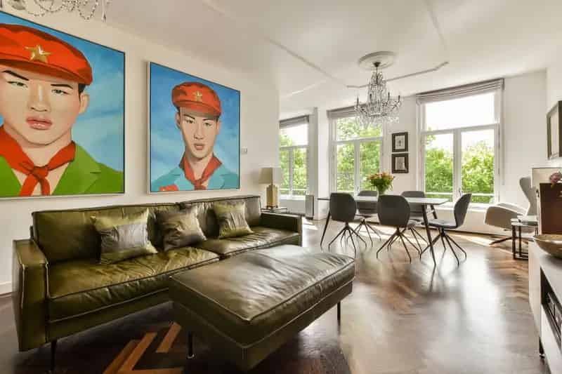 Amsterdam Centrum: Licht 3-kamer appartement met dakterras