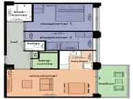 Appartement Zwolle Noordzeelaan 3 kamers 59m2