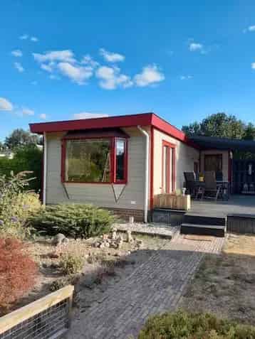 Chalet te koop Havelte: 2 slaapkamers, winterhard, airco, rustig park