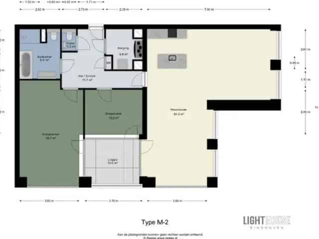 Penthouse te Huur Eindhoven 127m2 2 Slaapkamers Luxe Uitzicht
