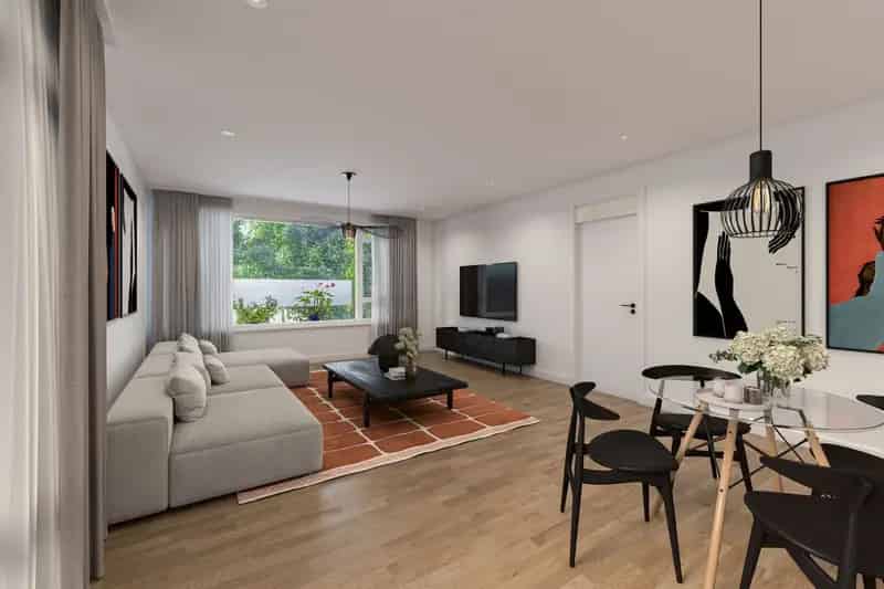 Ruim appartement te koop Schiebroek 97m2 3 slaapkamers 2 balkons