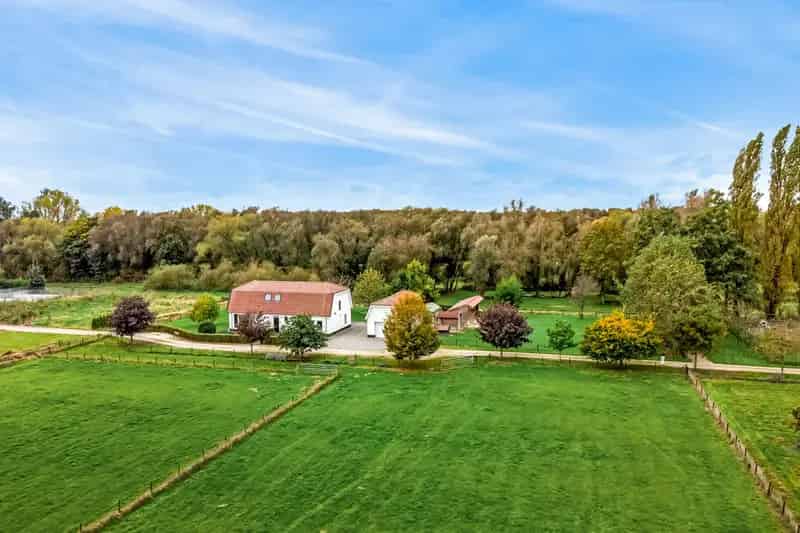 Vrijstaande woning Heteren 16 hectare weiland