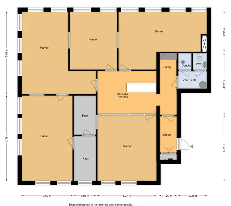Kantoorruimte te Koop De Binderij 64 B Almere Moderne Toplocatie