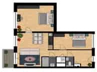 Appartement Eindhoven Philitelaan 3 kamers 73m2
