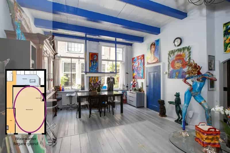 Huis te koop Leiden Centrum: Monumentaal pand met 4 slaapkamers