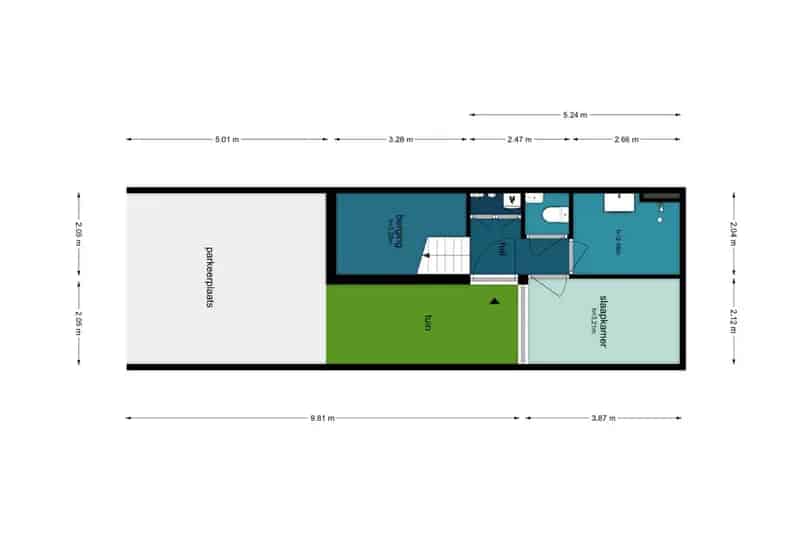 Huis te koop Amsterdam Sporenburg: Lichtrijke patiowoning met dakterras